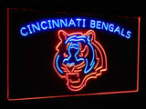 Cincinnati Bengals Dual Color Led Sign - Normal Size (12x8.5in) - TheLedHeroes