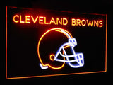 Cleveland Browns Dual Color Led Sign - Normal Size (12x8.5in) - TheLedHeroes