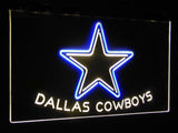 Dallas Cowboys Star Dual Color Led Sign - Normal Size (12x8.5in) - TheLedHeroes