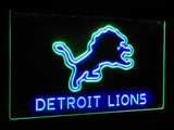 Detroit Lions Dual Color Led Sign - Normal Size (12x8.5in) - TheLedHeroes