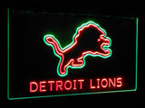 Detroit Lions Dual Color Led Sign - Normal Size (12x8.5in) - TheLedHeroes