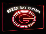 Green Bay Packers Dual Color Led Sign - Normal Size (12x8.5in) - TheLedHeroes