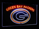 Green Bay Packers Dual Color Led Sign - Normal Size (12x8.5in) - TheLedHeroes