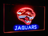 Jacksonville Jaguars Dual Color Led Sign - Normal Size (12x8.5in) - TheLedHeroes