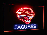 Jacksonville Jaguars Dual Color Led Sign - Normal Size (12x8.5in) - TheLedHeroes