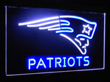 New England Patriots Dual Color Led Sign -  - TheLedHeroes