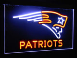New England Patriots Dual Color Led Sign - Normal Size (12x8.5in) - TheLedHeroes