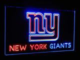 New York Giants Dual Color Led Sign - Normal Size (12x8.5in) - TheLedHeroes