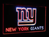 New York Giants Dual Color Led Sign - Normal Size (12x8.5in) - TheLedHeroes