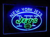 New York Jets Dual Color Led Sign - Normal Size (12x8.5in) - TheLedHeroes