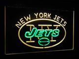 New York Jets Dual Color Led Sign - Normal Size (12x8.5in) - TheLedHeroes