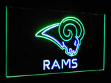 Los Angeles Rams Dual Color Led Sign - Normal Size (12x8.5in) - TheLedHeroes