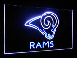 Los Angeles Rams Dual Color Led Sign - Normal Size (12x8.5in) - TheLedHeroes