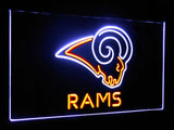 Los Angeles Rams Dual Color Led Sign - Normal Size (12x8.5in) - TheLedHeroes