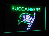 Tampa Bay Buccaneers Dual Color Led Sign - Normal Size (12x8.5in) - TheLedHeroes
