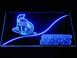 Ottawa Senators (3) LED Neon Sign USB - Blue - TheLedHeroes