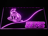 Ottawa Senators (3) LED Neon Sign Electrical - Purple - TheLedHeroes