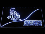 Ottawa Senators (3) LED Neon Sign Electrical - White - TheLedHeroes