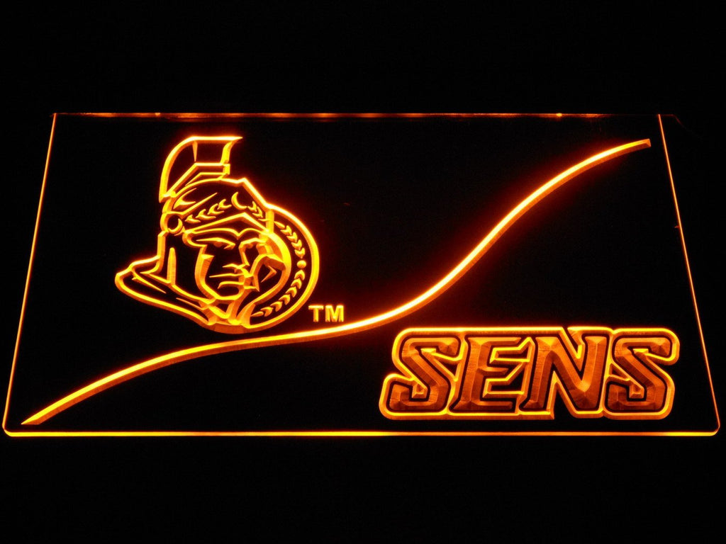 Ottawa Senators (3) LED Neon Sign Electrical - Yellow - TheLedHeroes