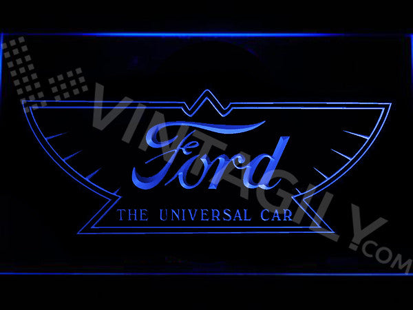 Ford The Universal Car LED Sign - Blue - TheLedHeroes