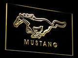 Ford Mustang LED Neon Sign USB - Yellow - TheLedHeroes