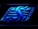 Saskatchewan Roughriders LED Neon Sign USB - Blue - TheLedHeroes