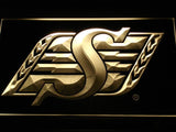 Saskatchewan Roughriders LED Neon Sign Electrical - Yellow - TheLedHeroes