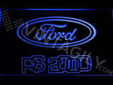 Ford RS 2000 LED Neon Sign USB - Blue - TheLedHeroes