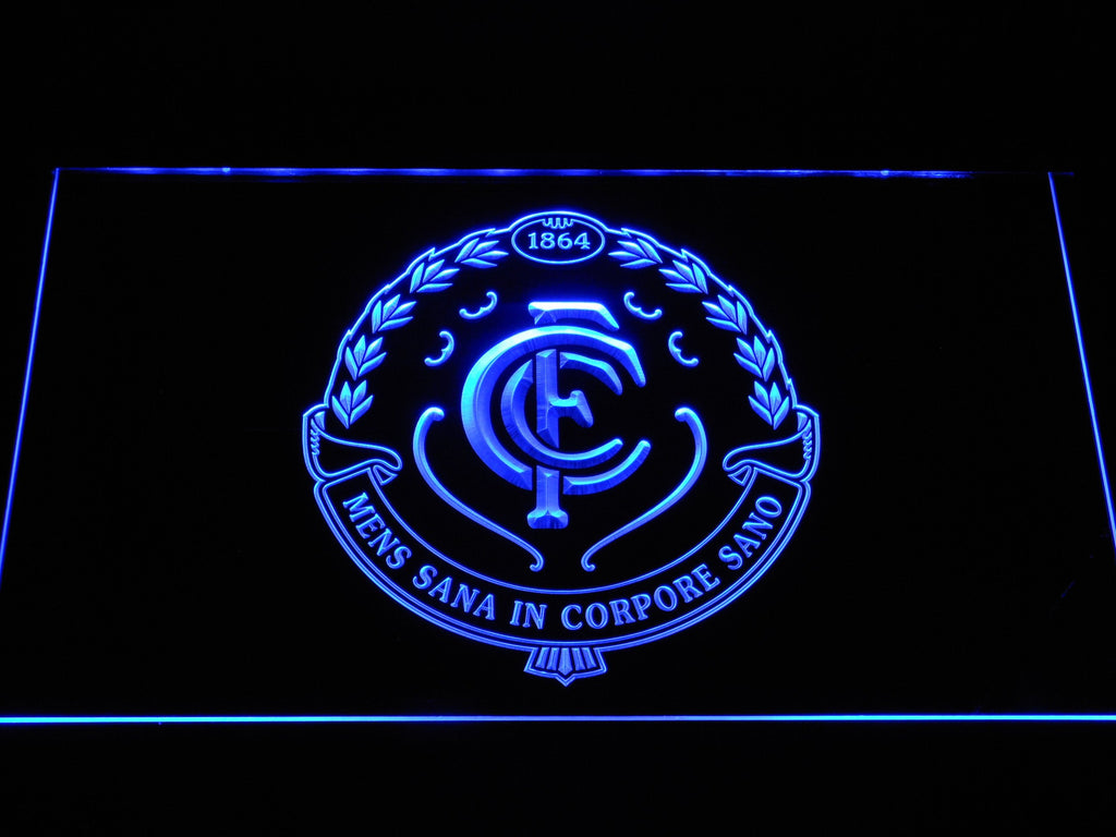 Carlton Football Club LED Neon Sign Electrical - Blue - TheLedHeroes