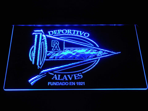 Deportivo Alavés LED Sign - Blue - TheLedHeroes