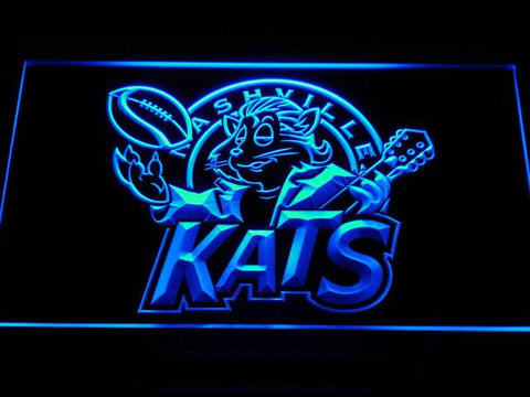 Nashville Kats  LED Neon Sign Electrical - Blue - TheLedHeroes