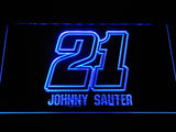 Johnny Sauter LED Sign - Blue - TheLedHeroes