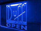 Duff Open LED Neon Sign USB - Blue - TheLedHeroes