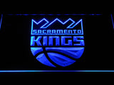 Sacramento Kings 2 LED Neon Sign USB - Blue - TheLedHeroes