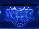 Washington Nationals (3) LED Neon Sign USB - Blue - TheLedHeroes