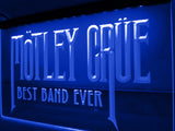 FREE Motley Crue Best Band Ever LED Sign - Blue - TheLedHeroes