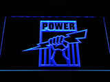 Port Adelaide Football Club LED Neon Sign USB - Blue - TheLedHeroes