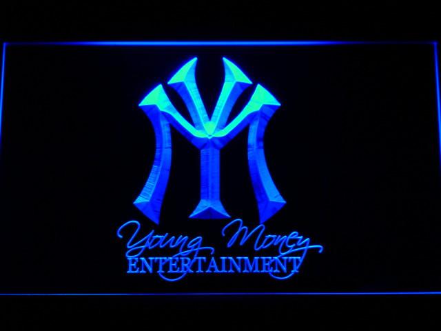 Young Money Entertainment LED Neon Sign USB - Blue - TheLedHeroes