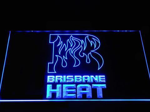 Brisbane Heat LED Neon Sign USB - Blue - TheLedHeroes