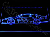 Joey Logano LED Neon Sign Electrical - Blue - TheLedHeroes