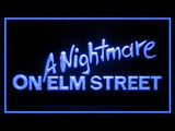 A Nightmare On Elm Street 2 LED Neon Sign USB - Blue - TheLedHeroes