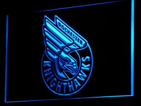 Rochester Knighthawks LED Neon Sign Electrical - Blue - TheLedHeroes