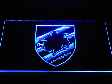 U.C. Sampdoria LED Sign - Blue - TheLedHeroes