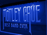 Motley Crue Best Band Ever LED Neon Sign USB - Blue - TheLedHeroes
