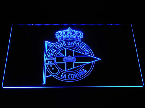 Deportivo de La Corun?㡠LED Neon Sign Electrical - Blue - TheLedHeroes