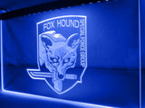 Metal Gear Solid Wolf LED Neon Sign USB - Blue - TheLedHeroes