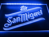 San Miguel LED Neon Sign USB - Blue - TheLedHeroes