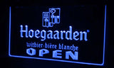 Hoegaarden Open LED Neon Sign USB - Blue - TheLedHeroes