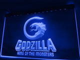 Godzilla King of the Monsters LED Neon Sign Electrical - Blue - TheLedHeroes