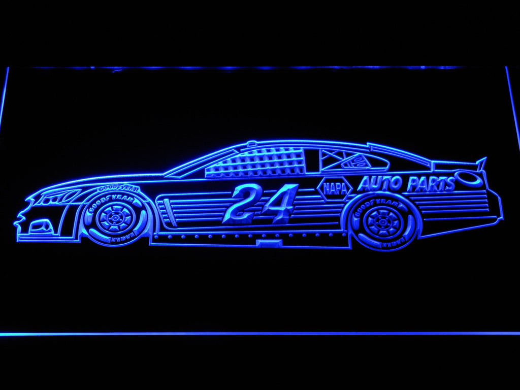 Chase Elliott 2 LED Neon Sign USB - Blue - TheLedHeroes